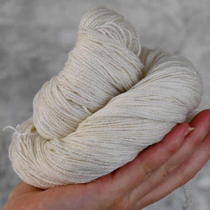 Tynn Merino Glitter Gold, ufarget