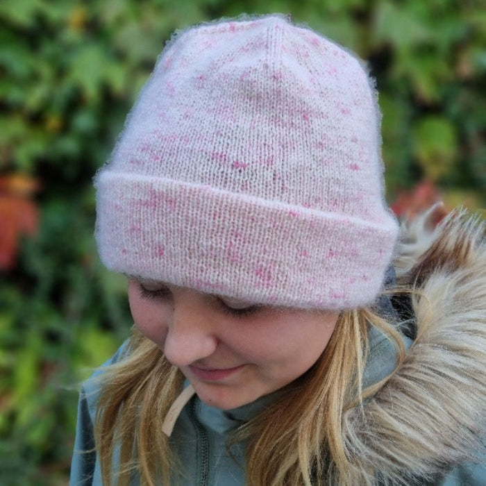 Bris Mohair lue i fargen Marshmellow