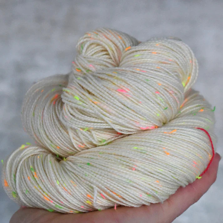 Tynn Merino Tweed Neon ufarget
