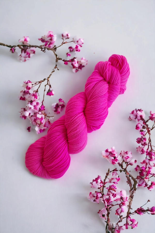 Tynn merino - Pink party