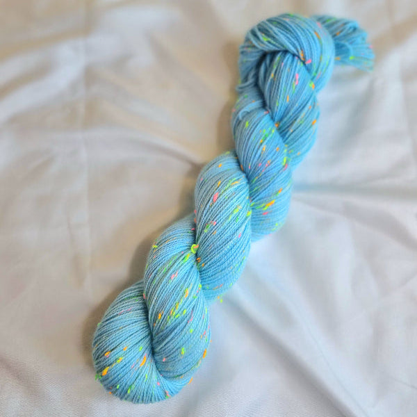 Tynn merino tweed neon Breeze