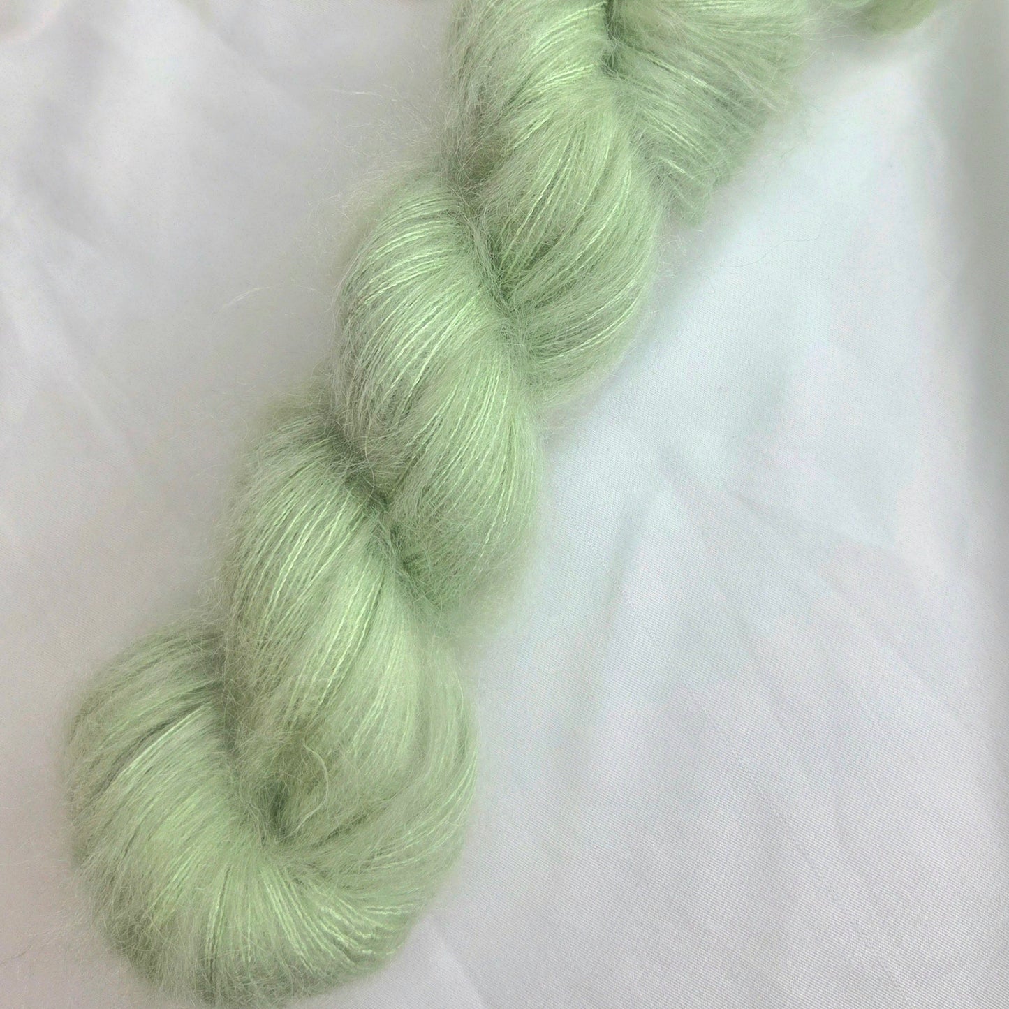 Pistasj - Tynn Silk Mohair