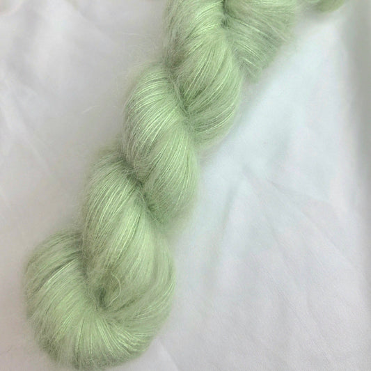 Pistasj - Tynn Silk Mohair