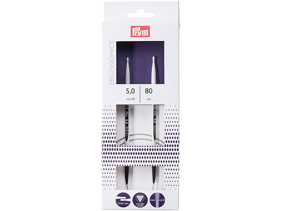 Prym Ergonomics – Rundpinne – 80cm Carbon