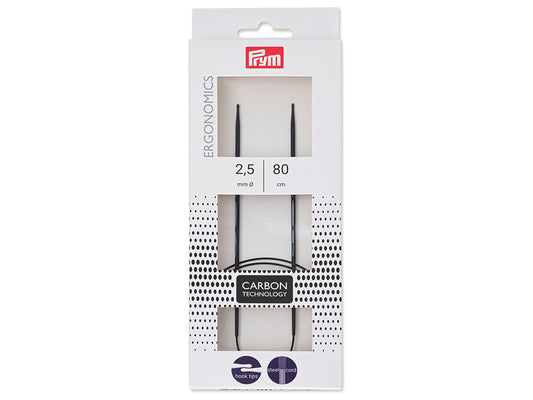 Prym Ergonomics – Rundpinne – 80cm Carbon