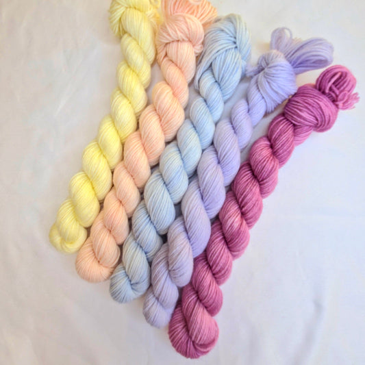 Sock Minis 5 pk - Sukkerspinn